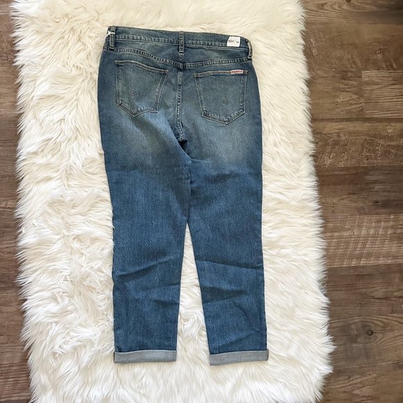New Hudson Size 28 Natalie Midrise Slim Boyfriend Crop Jeans in MARGARITA - Picture 10 of 13
